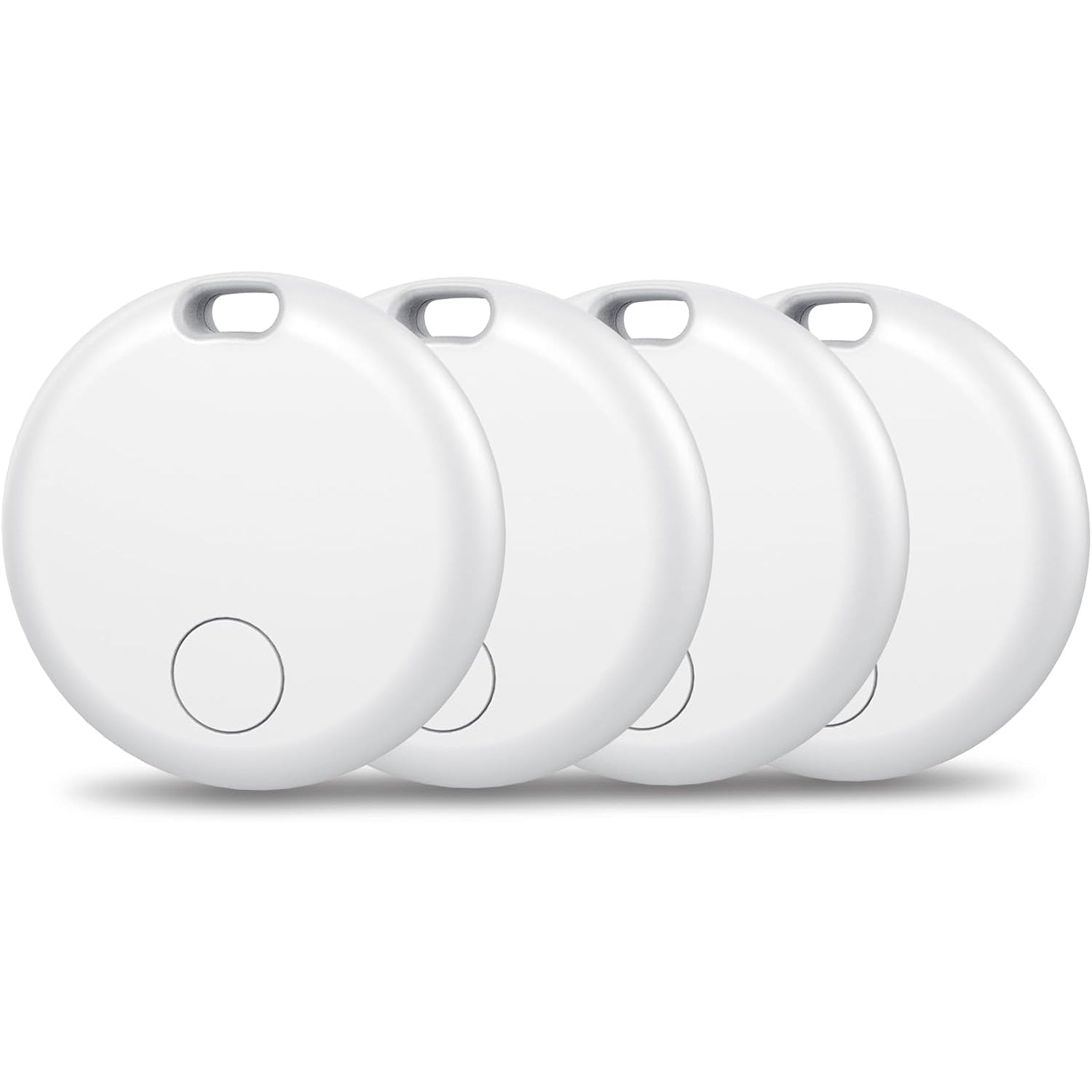 Aowoka  weTag mini  Air Tracker Tags-4 Pack: Smart Bluetooth Tracker, Item Finder Works with Apple Find My (iOS Only) App, Trakcer Tag Locator for Keys, Luggage, Satchel. (Not for Android Devices)